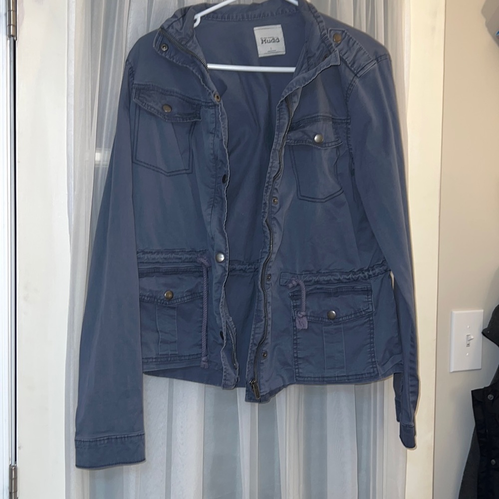 Navy blue utility jacket